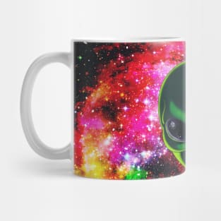 Space Alien Illustration Mug